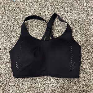 Lululemon Enlite Sports Bra Black Size 36DDD High Support Running Crossback
